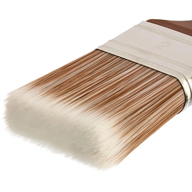 Кисть малярная плоская TOPFORT Optimum из искусственной щетины 50x15 мм с пластиковой рукояткой