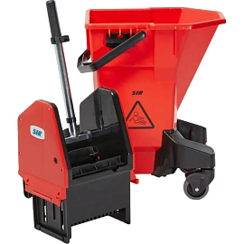 Ведро на колёсах SYR Ergo NU3 26 л с отжимом (BK_NU3R)