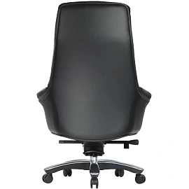 Кресло для руководителя RV Design Batisto чёрное (натуральная кожа, алюминий)