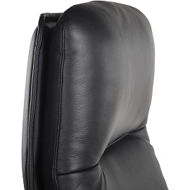 Кресло для руководителя RV Design Batisto чёрное (натуральная кожа, алюминий)