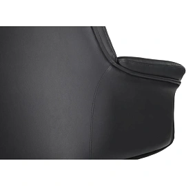 Кресло для руководителя RV Design Batisto чёрное (натуральная кожа, алюминий)