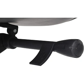 Кресло для руководителя RV Design Batisto чёрное (натуральная кожа, алюминий)