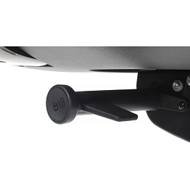 Кресло для руководителя RV Design Napoli чёрное (натуральная кожа, алюминий)