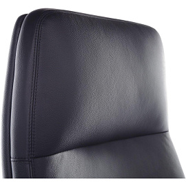 Кресло для руководителя RV Design Alonzo чёрное (натуральная кожа, алюминий)