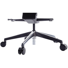 Кресло для руководителя RV Design Alonzo чёрное (натуральная кожа, алюминий)