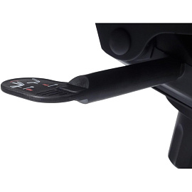 Кресло для руководителя RV Design Gaston чёрное (натуральная кожа, алюминий)