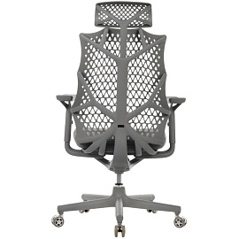 Кресло для руководителя RV Design Ego серое (ткань, пластик)