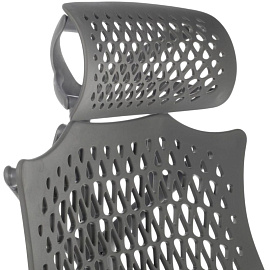 Кресло для руководителя RV Design Ego серое (ткань, пластик)