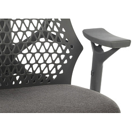 Кресло для руководителя RV Design Ego серое (ткань, пластик)