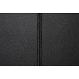 Кресло для руководителя RV Design Leonardo чёрное (натуральная кожа, алюминий)