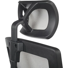 Кресло для руководителя RV Design Step серое (сетка/ткань, металл)