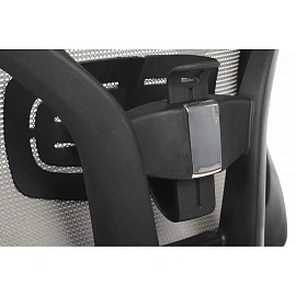 Кресло для руководителя RV Design Step серое (сетка/ткань, металл)