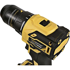 Дрель-шуруповёрт аккумуляторная Hanskonner HCD2065C бесщеточная 2 АКБ х Li-ion (18В, 2 Ач)+ ЗУ в кейсе