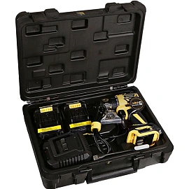 Дрель-шуруповёрт аккумуляторная Hanskonner HCD2065C бесщеточная 2 АКБ х Li-ion (18В, 2 Ач)+ ЗУ в кейсе