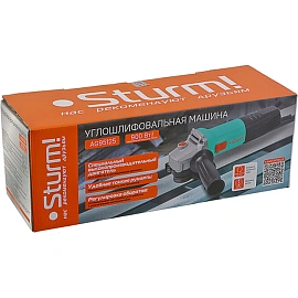 Шлифмашина угловая Sturm!, 125мм, 900Вт, рег об:3000-10000об/мин AG95125