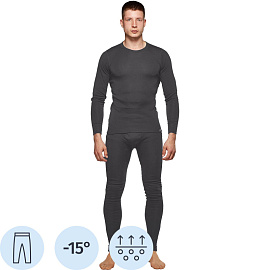 Термокальсоны мужские Comazo Sport с начёсом серые (размер 48, рост 182)