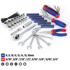 Набор инструментов универсальный Workpro 136 предметов (WP209036)