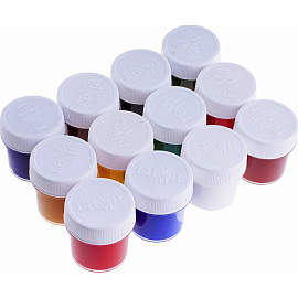 Гуашь Гамма 12 цветов по 20 мл