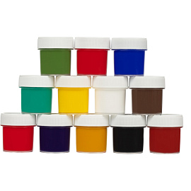 Гуашь Гамма 12 цветов по 20 мл