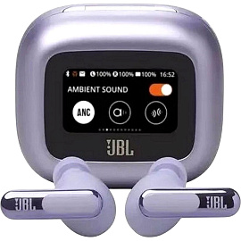 Наушники беспроводные JBL Live Beam 3 фиолетовые (JBLLIVEBEAM3PUR)