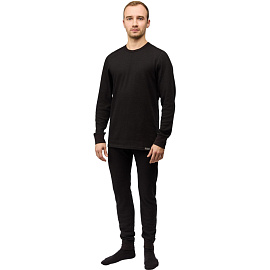 Термокальсоны мужские Guahoo G21-2270P с начёсом чёрные (размер 50-52, рост 182 см)