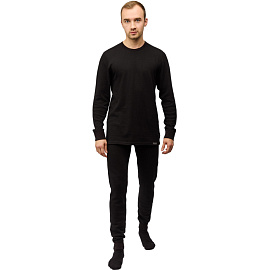 Термокальсоны мужские Guahoo G21-2270P с начёсом чёрные (размер 50-52, рост 182 см)