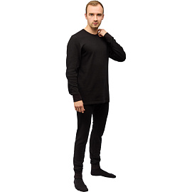 Термокальсоны мужские Guahoo G21-2270P с начёсом чёрные (размер 54-56, рост 188 см)