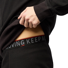 Термокальсоны мужские Guahoo G21-2270P с начёсом чёрные (размер 54-56, рост 188 см)