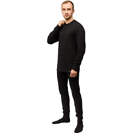 Термокальсоны мужские Guahoo G21-2270P с начёсом чёрные (размер 58-60, рост 188-194 см)