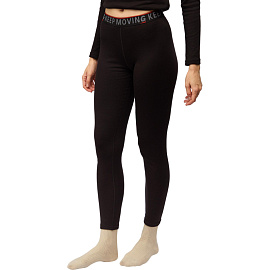 Термолегинсы женские Guahoo G21-2271P с начёсом чёрные (размер 42-44, рост 164-170 см)