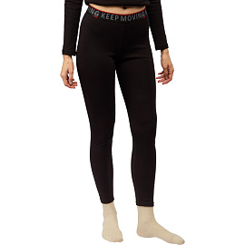 Термолегинсы женские Guahoo G21-2271P с начёсом чёрные (размер 42-44, рост 164-170 см)