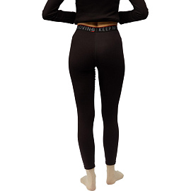 Термолегинсы женские Guahoo G21-2271P с начёсом чёрные (размер 42-44, рост 164-170 см)