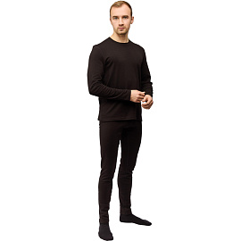 Термокальсоны мужские Guahoo G22-0050P с начёсом чёрные (размер 48, рост 176 см)