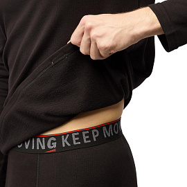 Термокальсоны мужские Guahoo G22-0050P с начёсом чёрные (размер 48, рост 176 см)