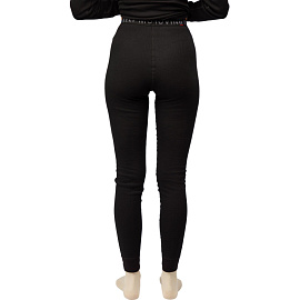 Термолегинсы женские Guahoo G22-0051P с начесом черные (размер 52, рост 176 см)