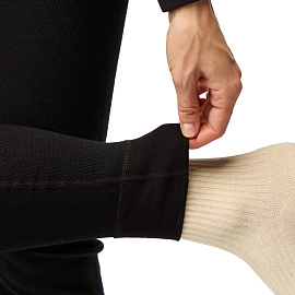 Термолегинсы женские Guahoo G22-0051P с начёсом чёрные (размер 54, рост 176 см)