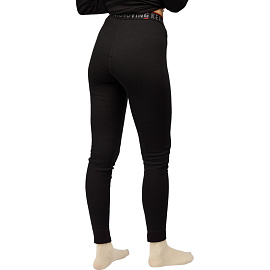 Термолегинсы женские Guahoo G22-0051P с начёсом чёрные (размер 54, рост 176 см)