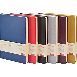 Ежедневник недатированный Bruno Visconti Megapolis искусственная кожа А5 160 листов красный