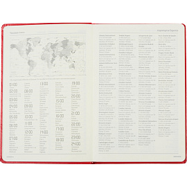 Ежедневник недатированный Bruno Visconti Megapolis искусственная кожа А5 160 листов красный