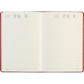 Ежедневник недатированный Bruno Visconti Megapolis искусственная кожа А5 160 листов красный