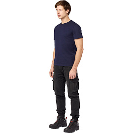 Футболка тёмно-синяя короткий рукав 100% хлопок (размер 68-70 (5XL))