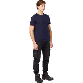 Футболка тёмно-синяя короткий рукав 100% хлопок (размер 68-70 (5XL))