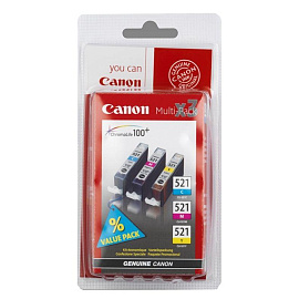 Набор картриджей Canon CLI-521 2934B010 цветной