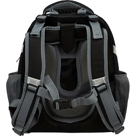 Ранец Комус Класс Basic акула анатомический чёрный с двумя отделениями