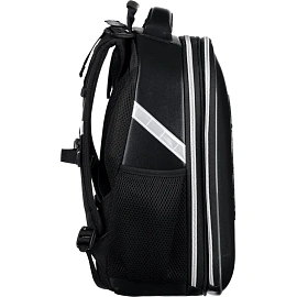 Ранец Комус Класс Basic Медвежонок анатомический чёрный с двумя отделениями