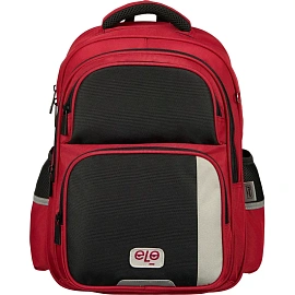 Рюкзак школьный + пенал Комус Класс Case бордовый/чёрный