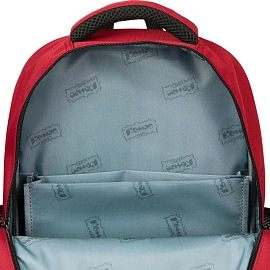 Рюкзак школьный + пенал Комус Класс Case бордовый/чёрный