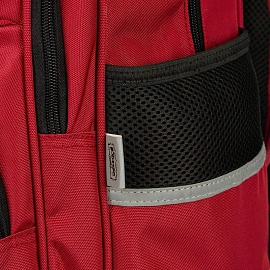 Рюкзак школьный + пенал Комус Класс Case бордовый/чёрный