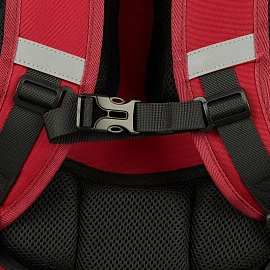 Рюкзак школьный + пенал Комус Класс Case бордовый/чёрный