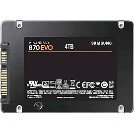SSD накопитель Samsung 870 EVO 4 ТБ (MZ-77E4T0BW)